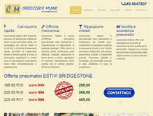 Tablet Screenshot of carrozzeriamilano.com